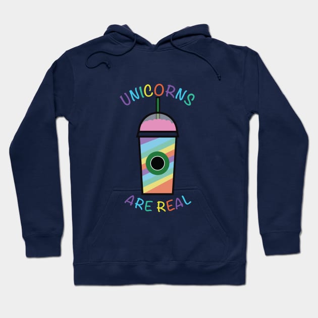 Unicorn Frappuccino Realness Hoodie by designerra